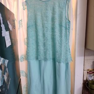 Vintage beauty double layer dress
